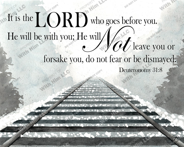 It is the Lord who goes before you