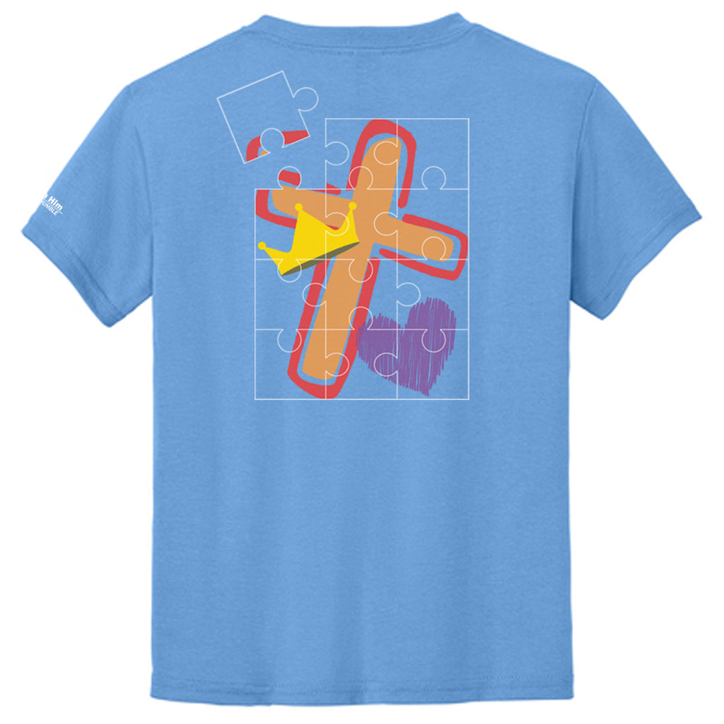 I love Jesus to pieces Youth T-shirt