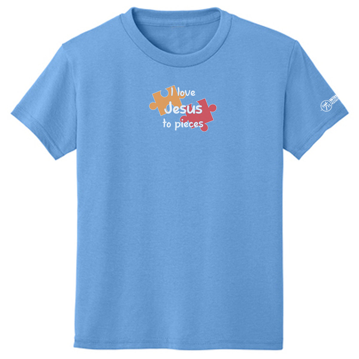 I love Jesus to pieces Youth T-shirt