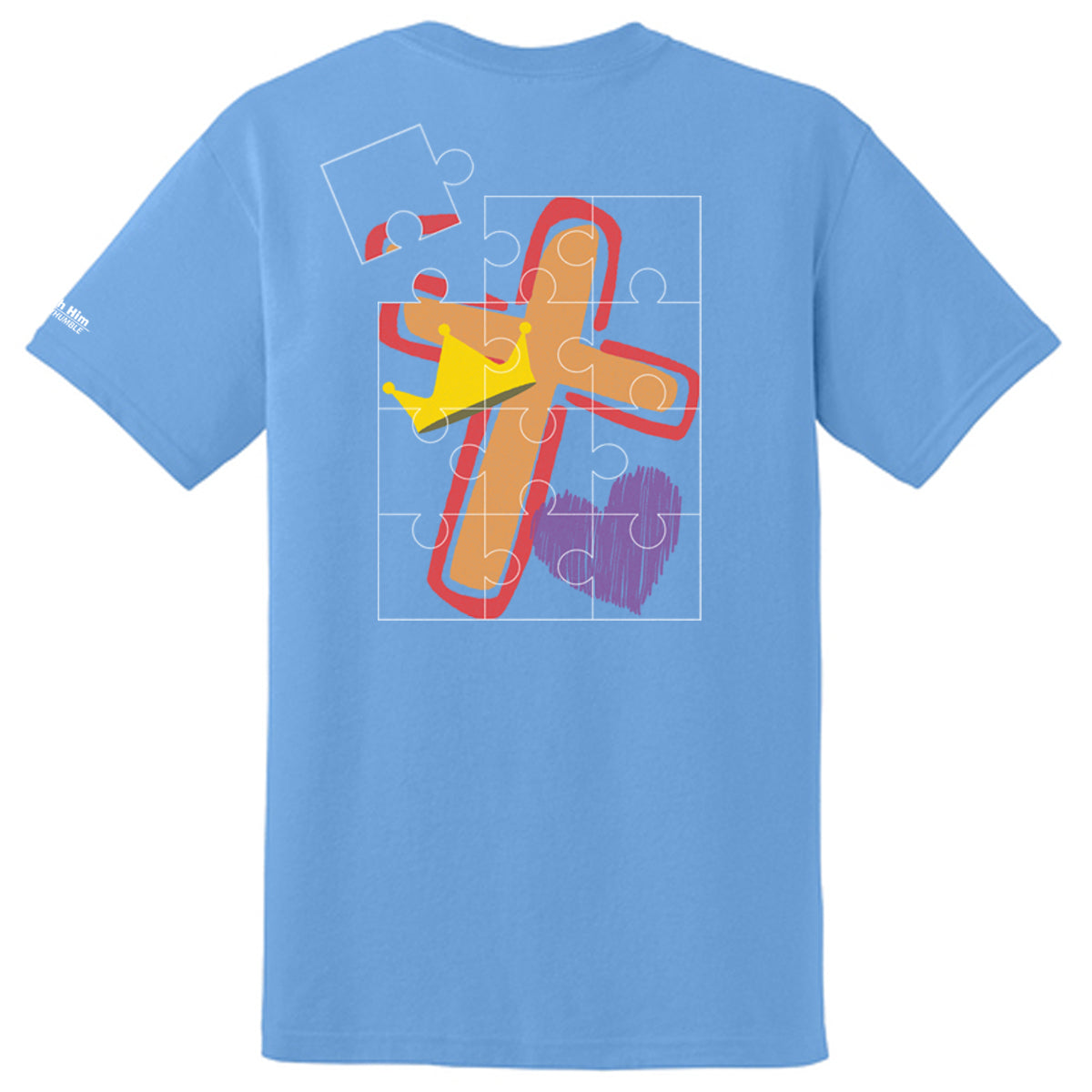 I love Jesus to pieces Adult T-shirt