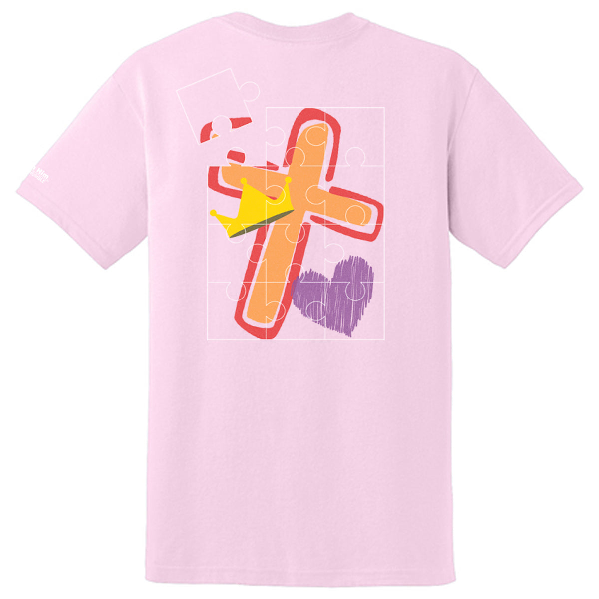 I love Jesus to pieces Adult T-shirt