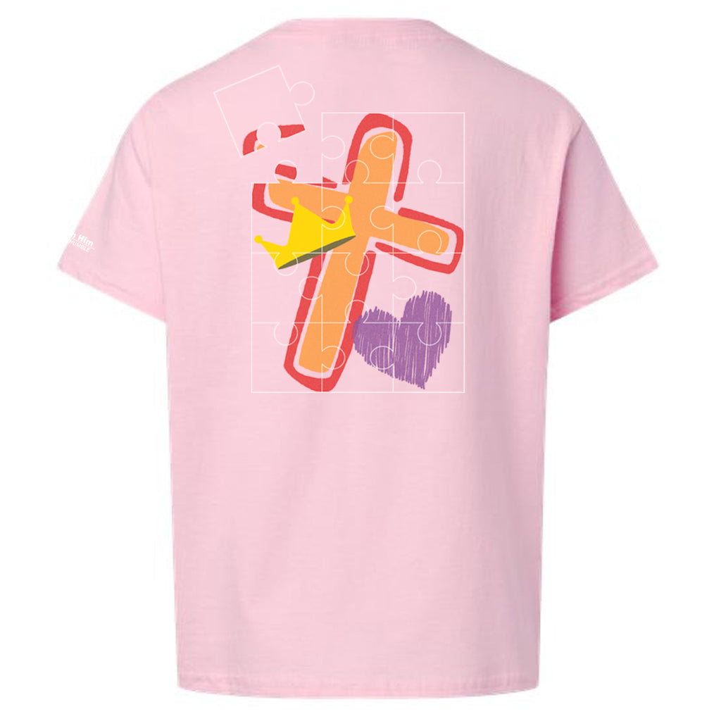 I love Jesus to pieces Youth T-shirt