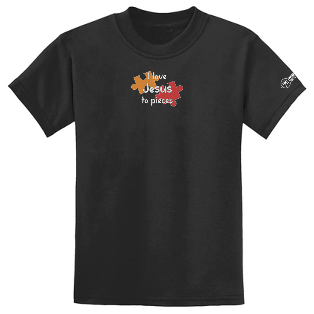 I love Jesus to pieces Youth T-shirt