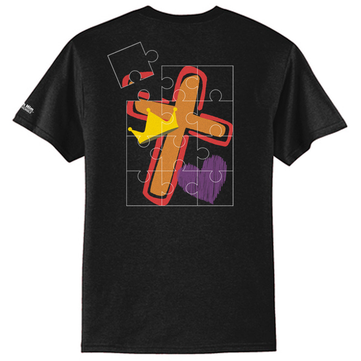 I love Jesus to pieces Adult T-shirt