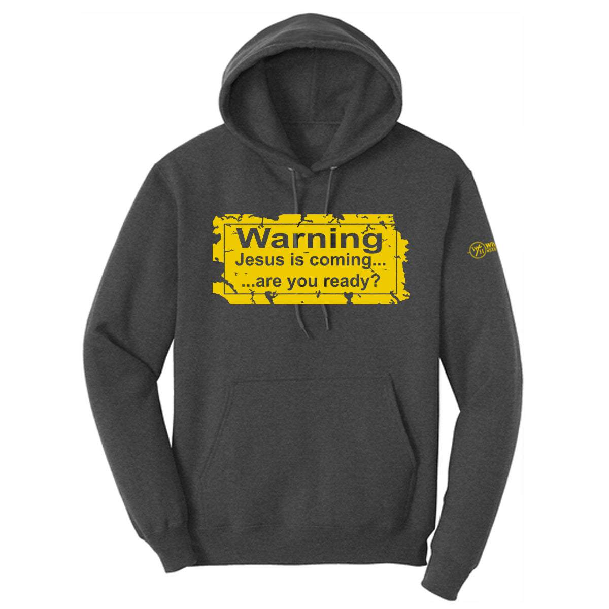 WARNING! Jesus is coming...are you ready? Adult Hoodie