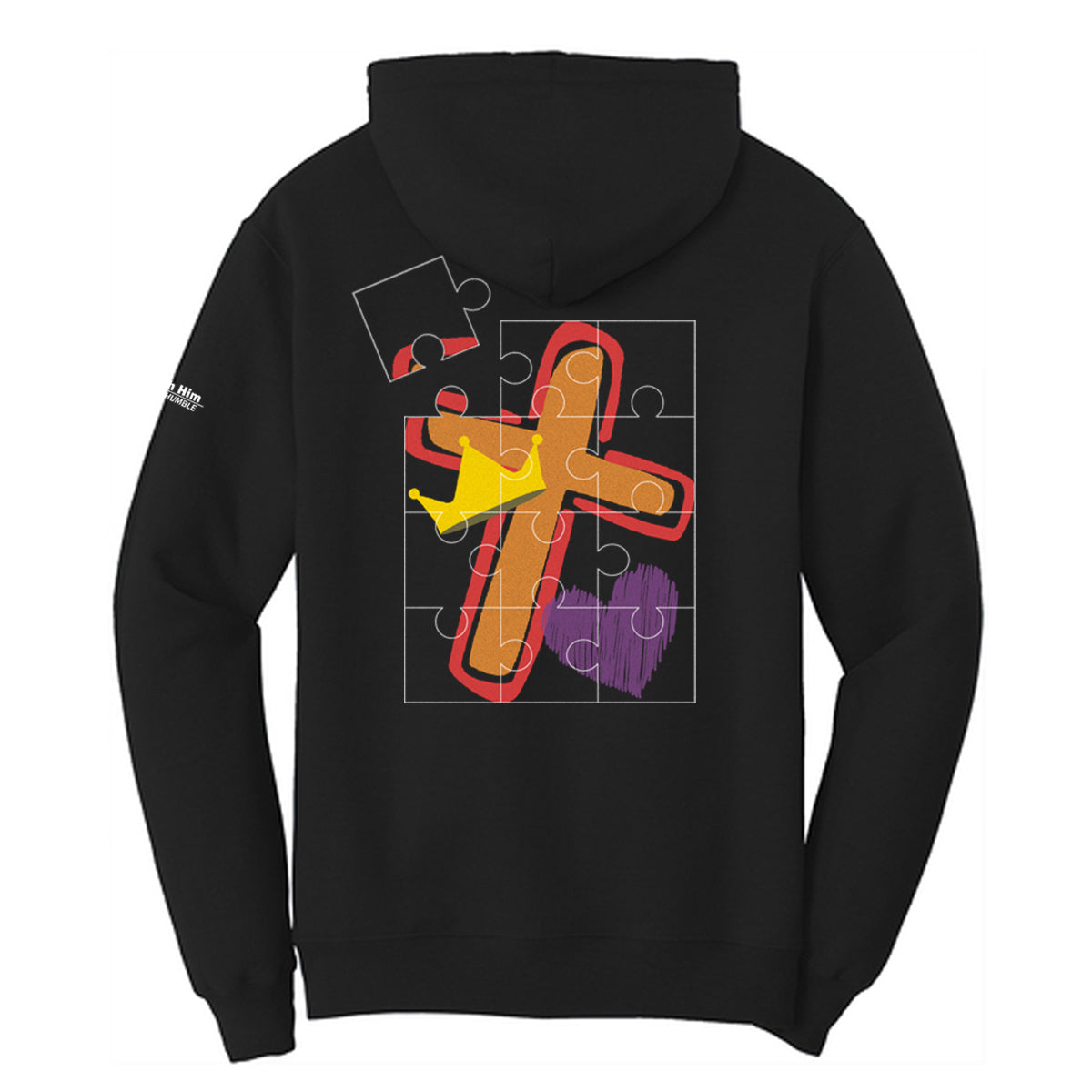 I love Jesus to pieces Adult Hoodie