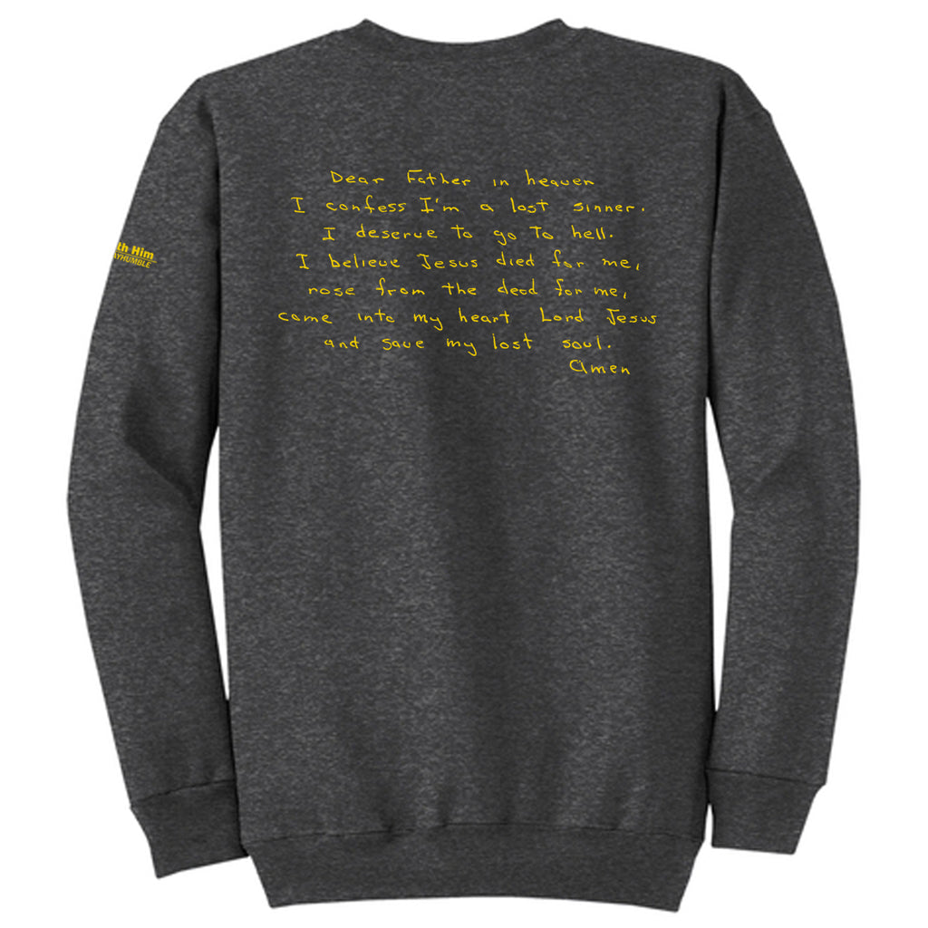 WARNING! Jesus is coming...are you ready? Adult Crewneck