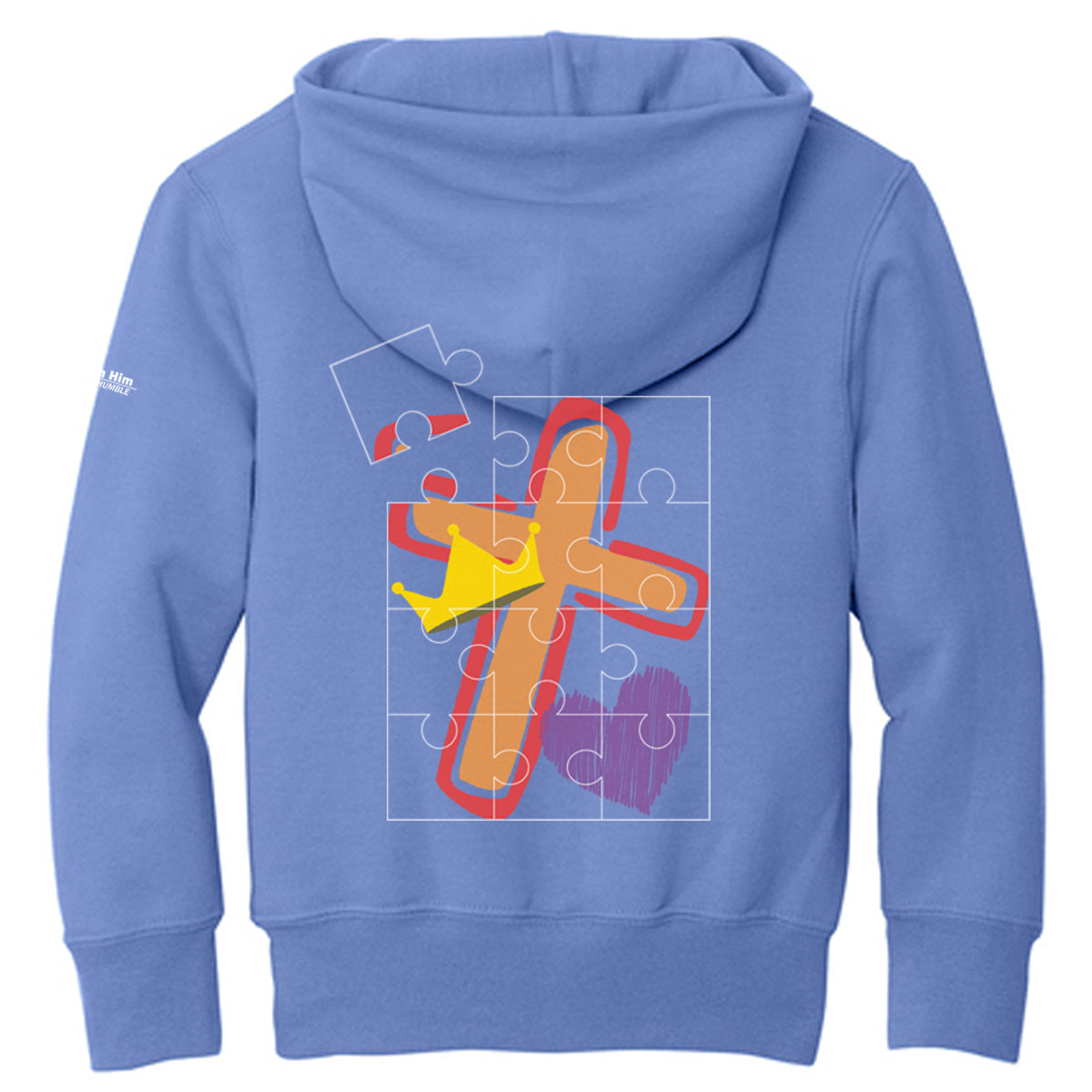 I love Jesus to pieces Youth Hoodie