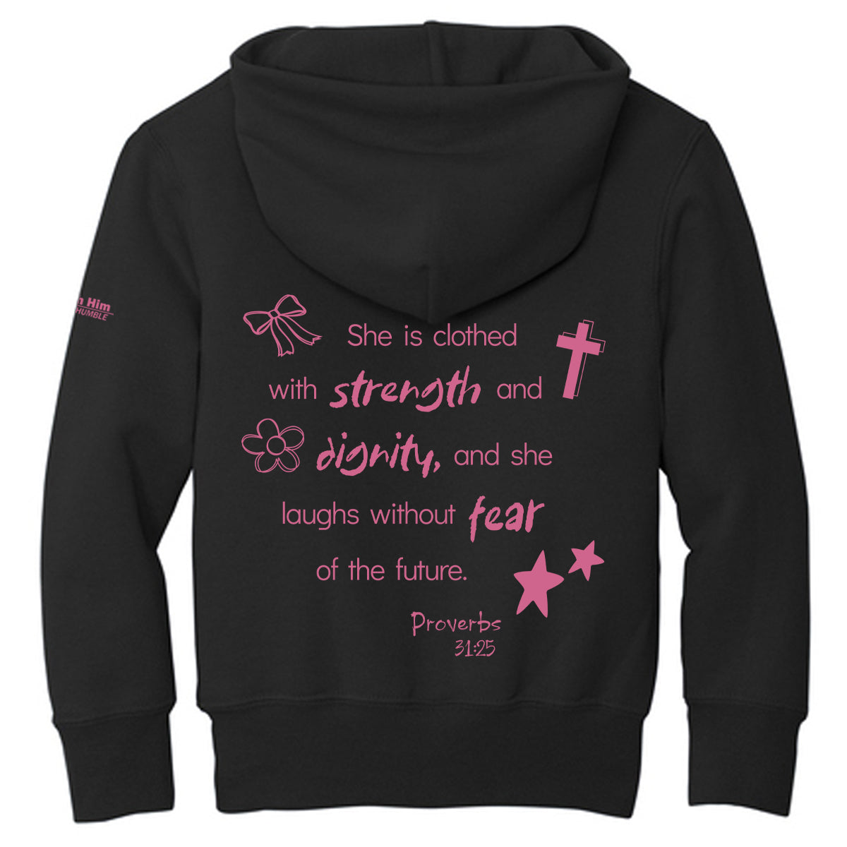 Proverbs 31:25 Youth Hoodie