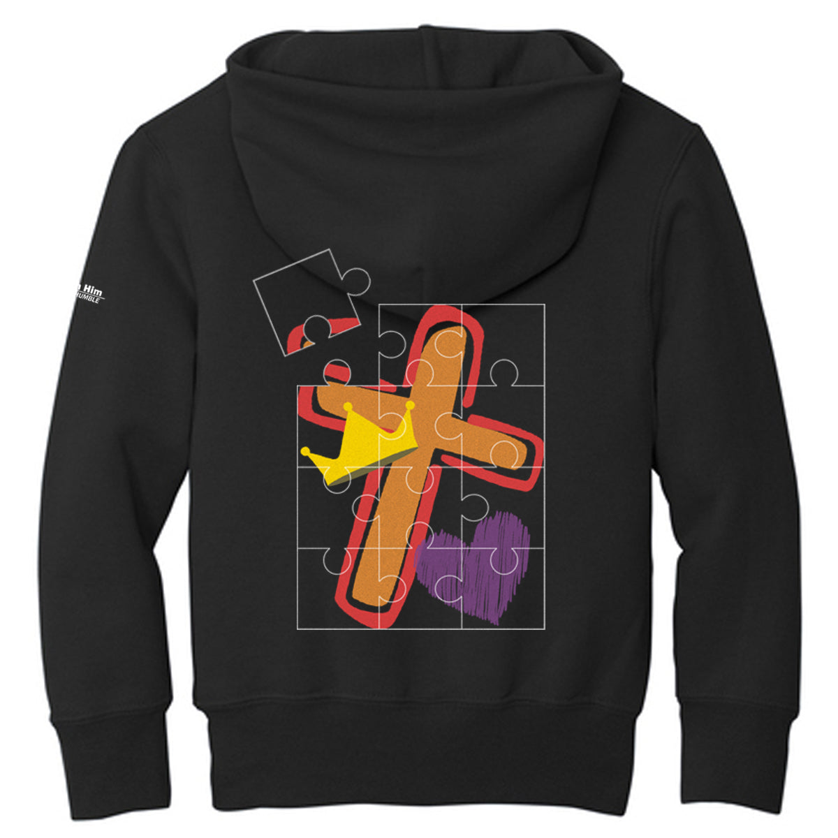 I love Jesus to pieces Youth Hoodie