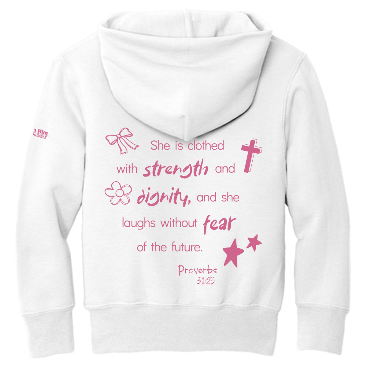 Proverbs 31:25 Youth Hoodie