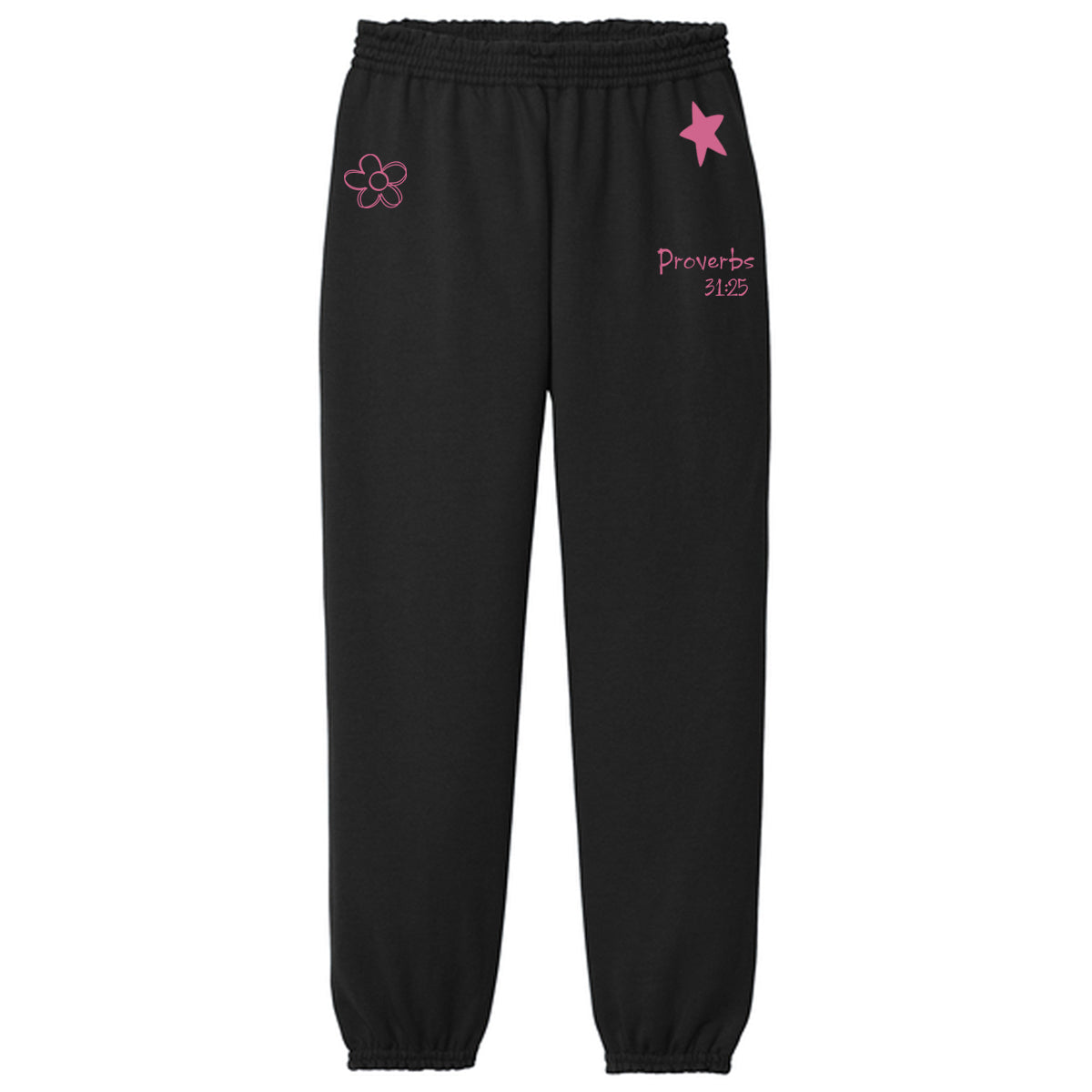 Proverbs 31:25 Youth Sweatpants