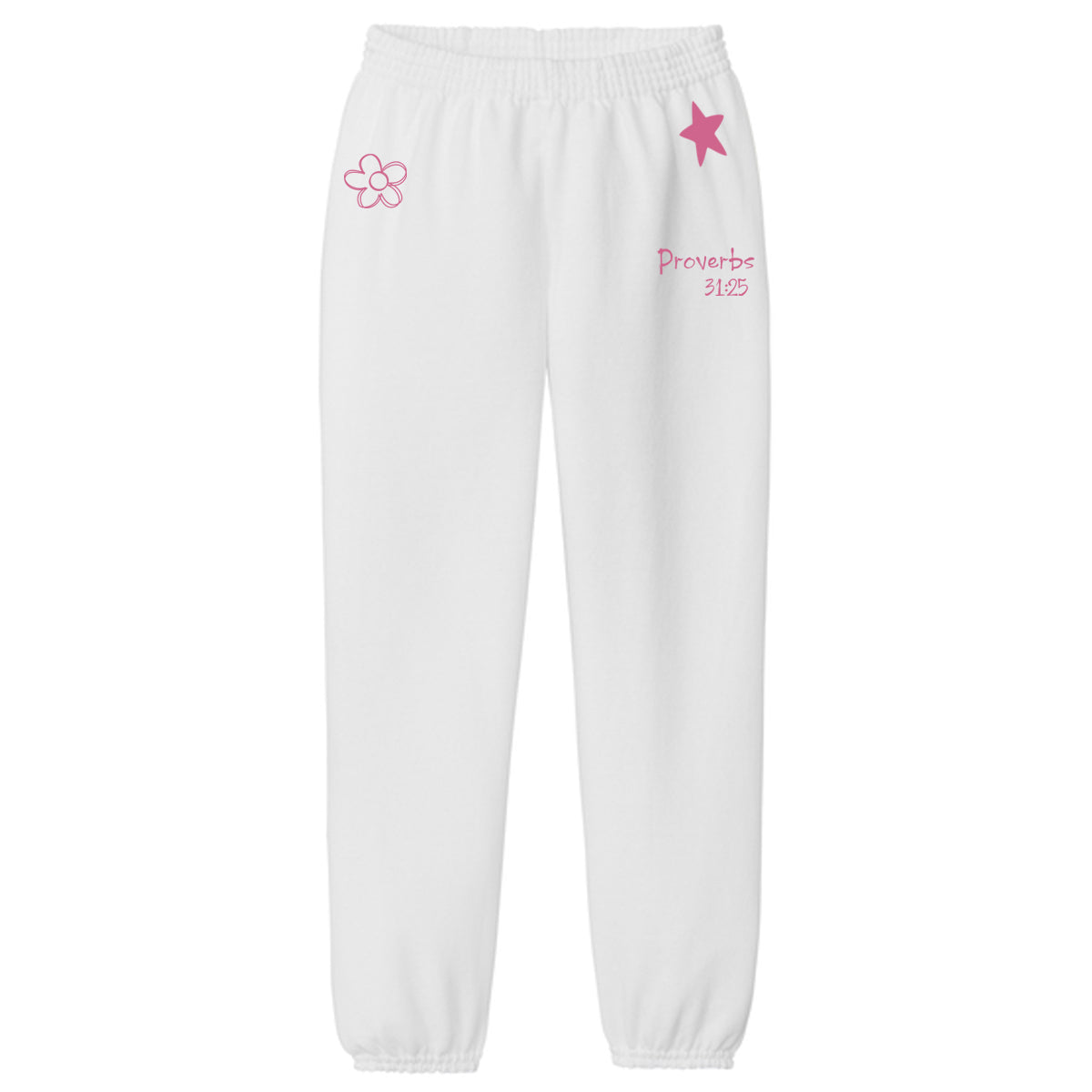Proverbs 31:25 Youth Sweatpants