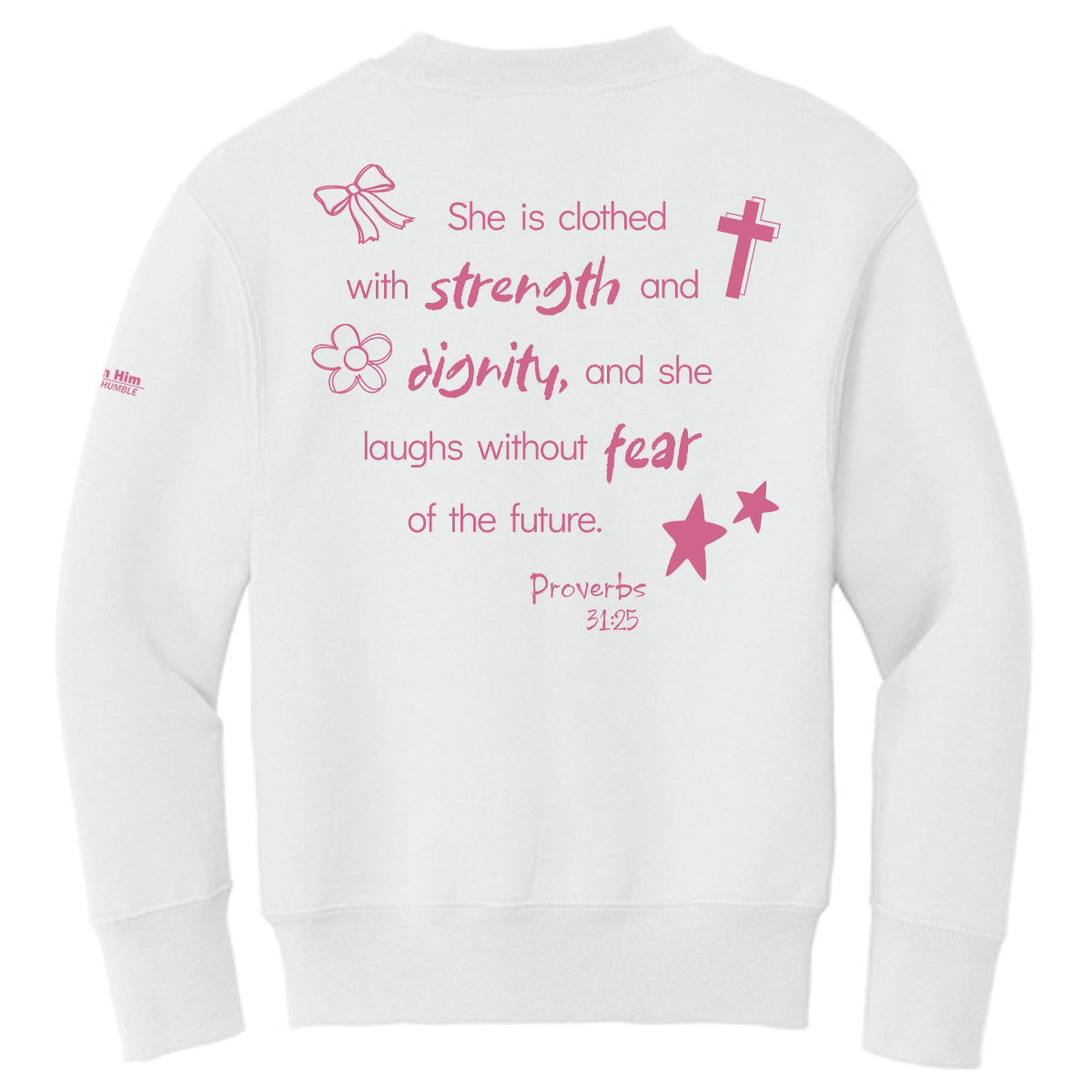 Proverbs 31:25 Youth Crewneck