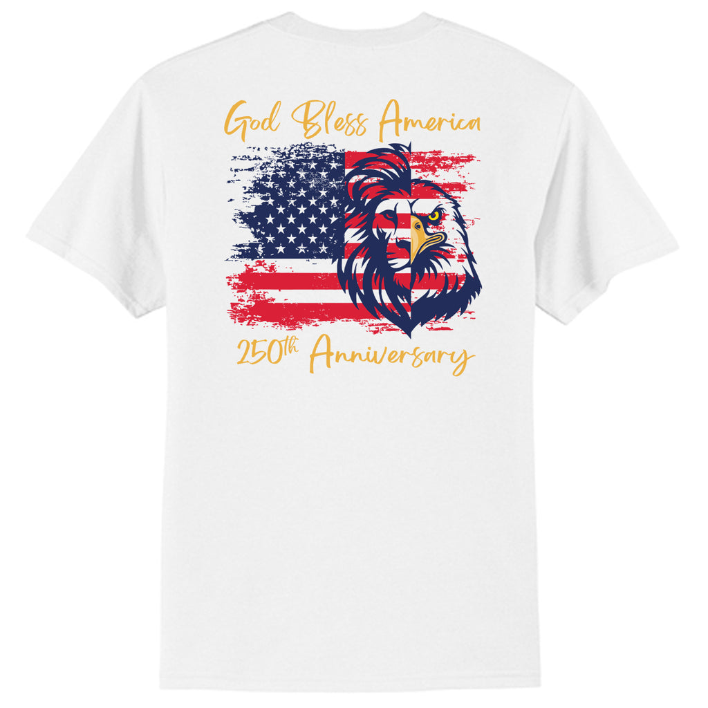 250th Anniversary America Adult T-shirt