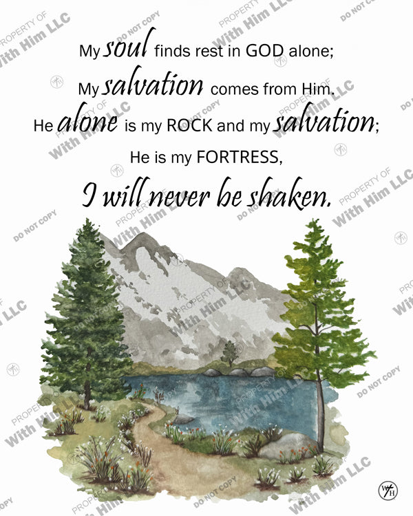 My soul finds rest in God alone